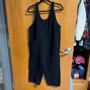 Black Sleeveless Jumpsuit